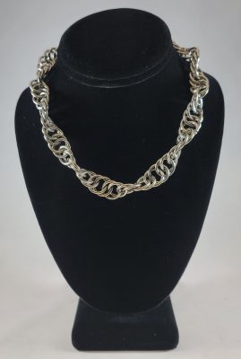 Stainless Steel Spiral Necklace