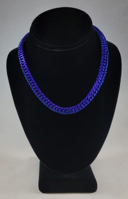 Blue & Purple 4 in 1 Half-Persian Necklace